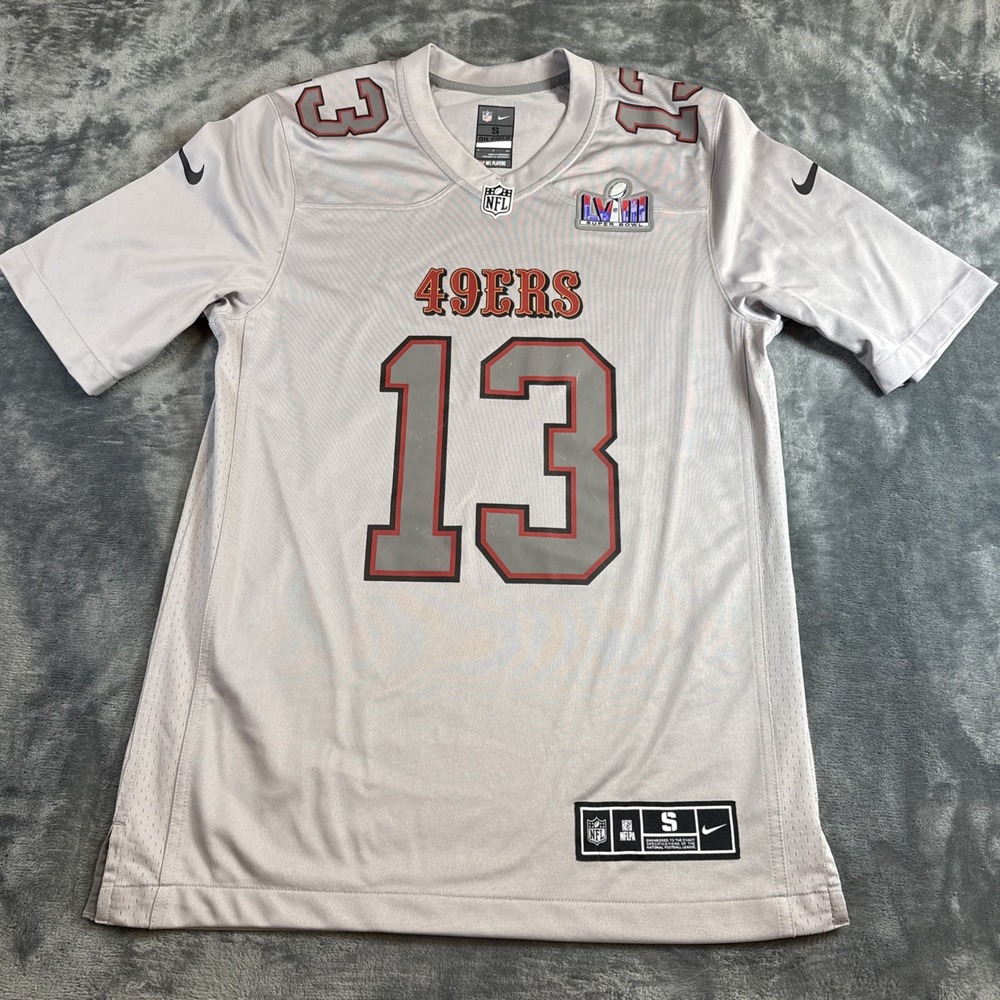 Brock Purdy San Francisco 49ers Nike Mens S Super Bowl LVIII Jersey Gray 13